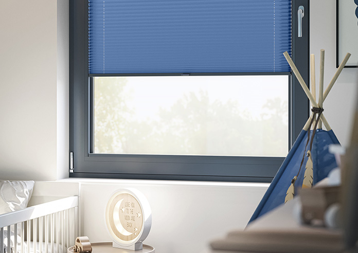 Solaris, Aegean - Stick Fit Pleated Blind - Image 5